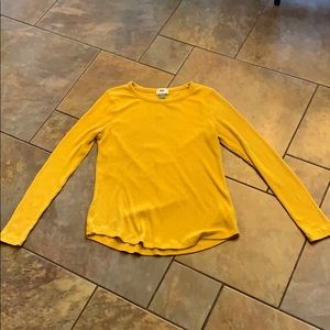 Women’s Medium Mustard/Gold Old Navy Long Sleeve